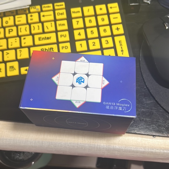 NIB Gan 13 Maglev FX Magnetic Speed Cube With Box, instructions, And Pouch - Picture 8 of 8